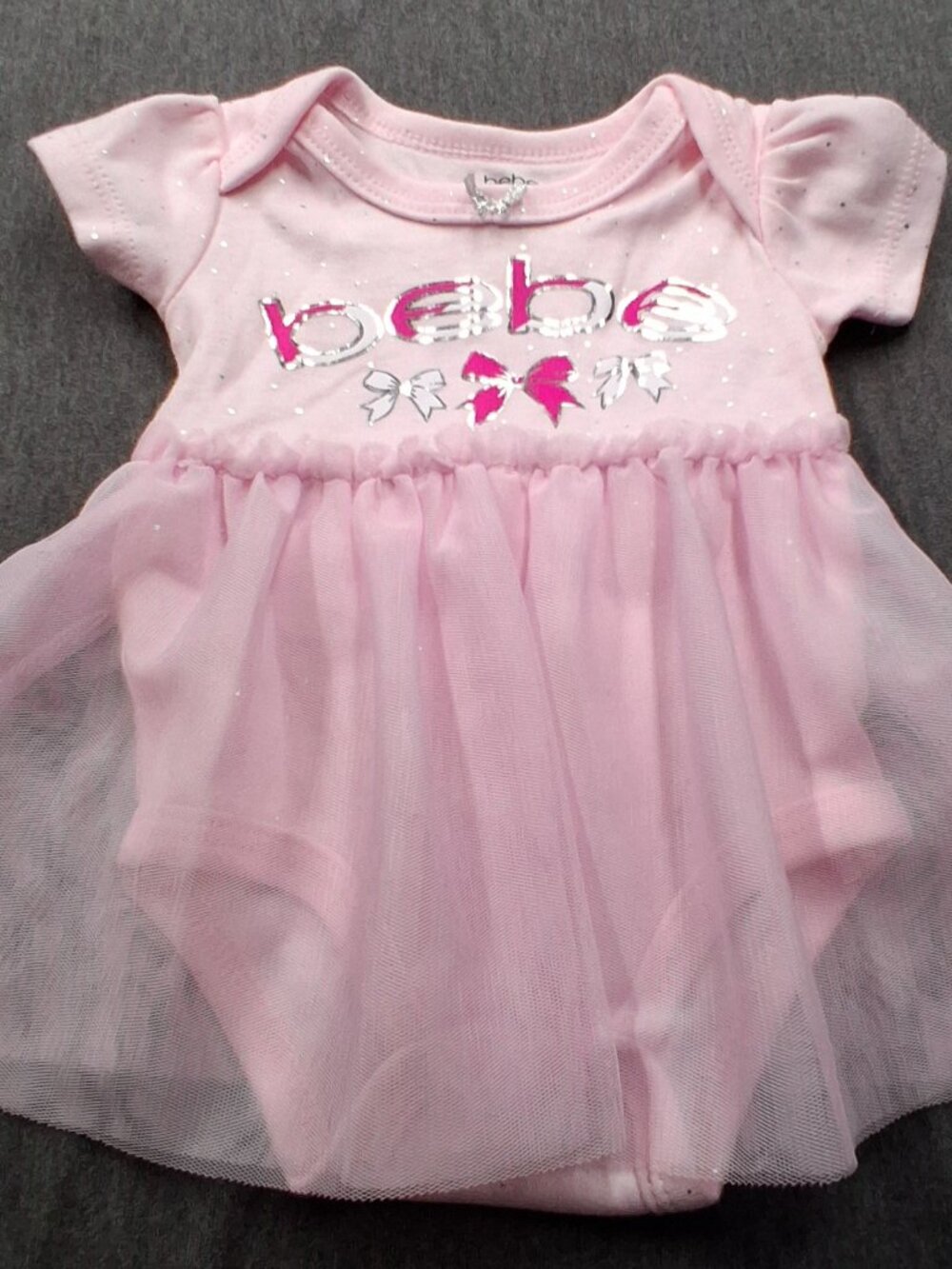 Bebe infant girls dress size 0/3 months Pink